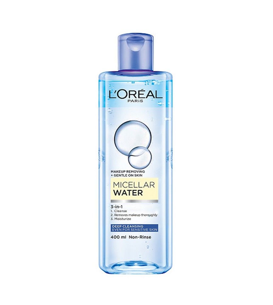 Tẩy Trang L'Oreal Paris Skincare Make Up Remover Micellar Deep Cleansing Sạch Sâu 400ml