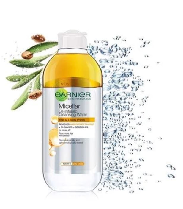 Nước Tẩy Trang Dạng Dầu Làm Sạch Sâu Garnier Micellar Oil-Infused Cleansing Water 400ml