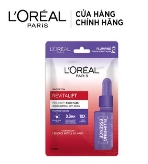 Mặt Nạ L'Oreal Paris Plumping Essence Dưỡng Chất Dưỡng Ẩm 30g