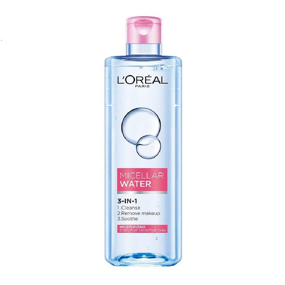 Tẩy Trang L'Oreal Paris Skincare Make Up Remover Micellar Sensitive Skin Dưỡng Ẩm 400ml