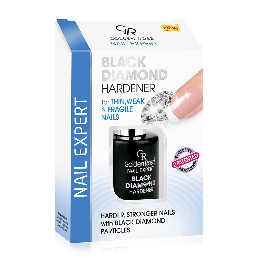 Sơn Dưỡng Golden Rose Black Diamond Giúp Móng Cứng Cáp (11 ml)