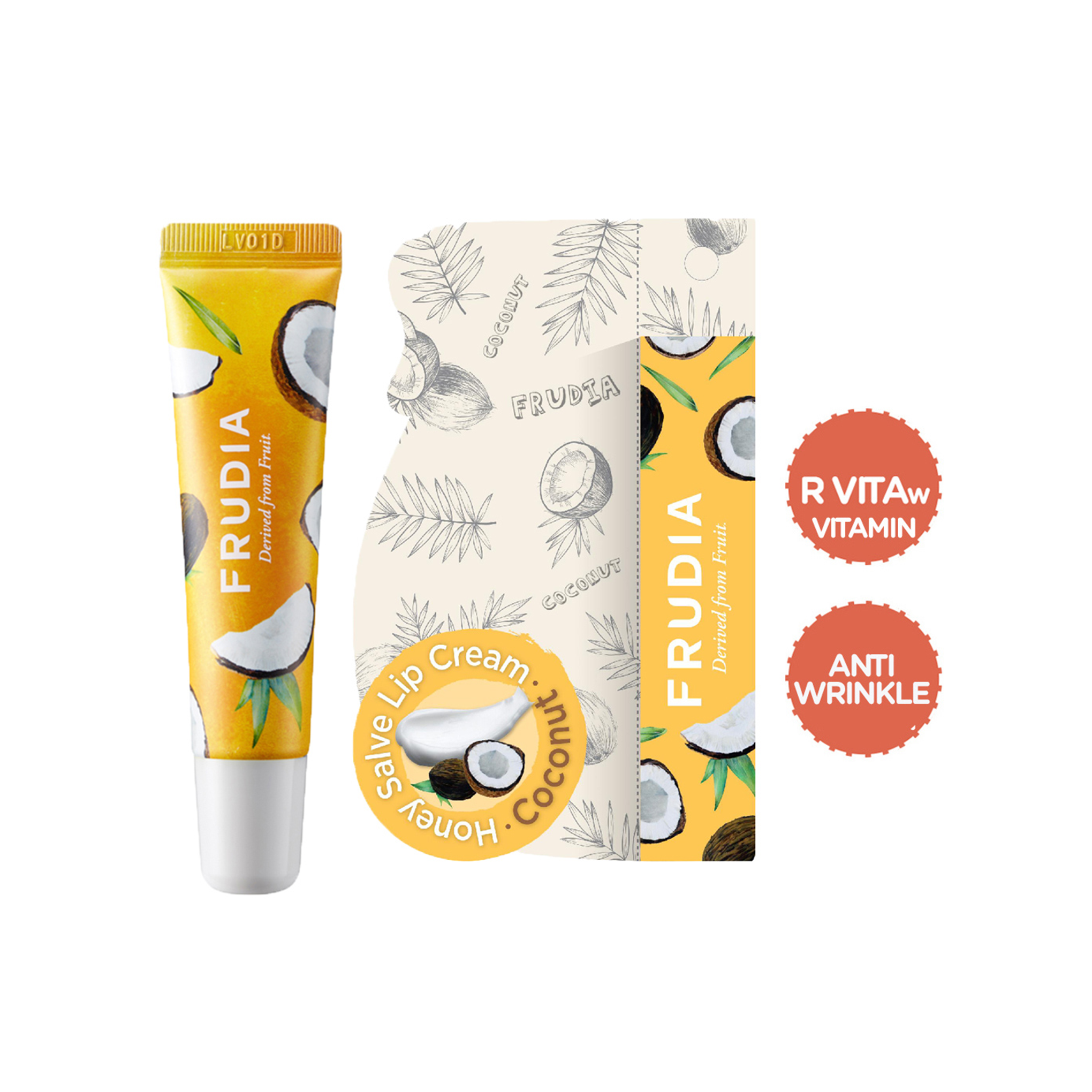Son Dưỡng Ẩm Frudia Coconut Honey Salve Lip Cream Mật Ong Chiết Xuất Dừa 10g