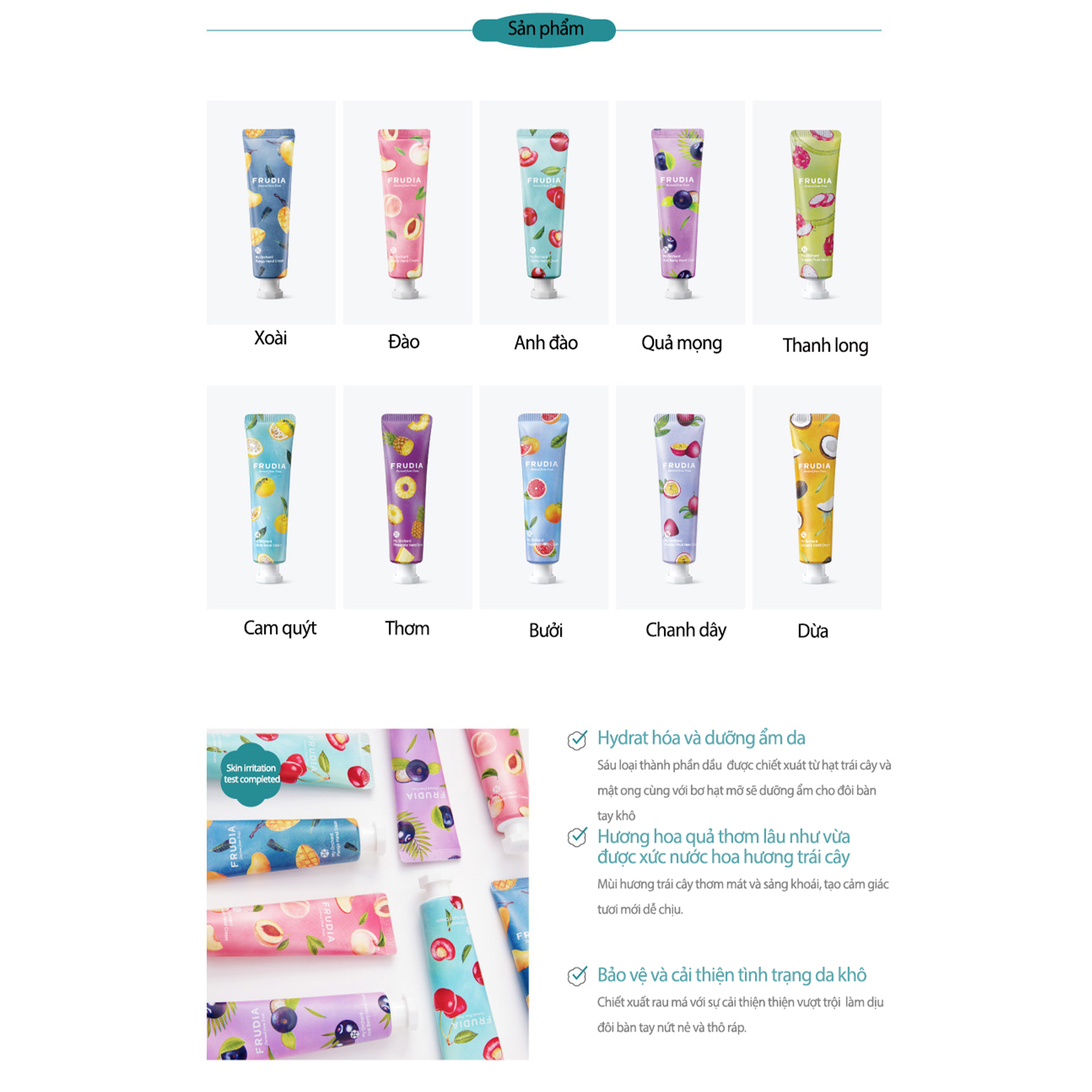 Kem Dưỡng Tay Frudia My Orchard Pineapple Hand Cream Chiết Xuất Trái Thơm 30g