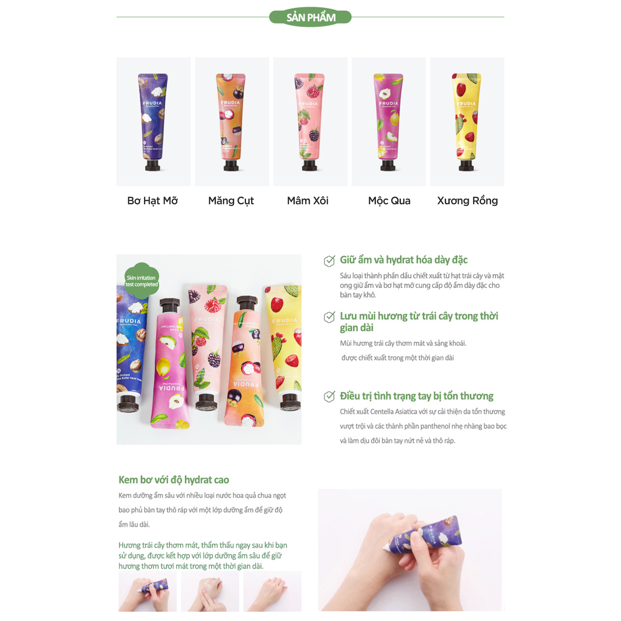 Kem Dưỡng Tay Frudia My Orchard Raspberry Wine Hand Cream Chiết Xuất Quả Mâm Xôi 30g