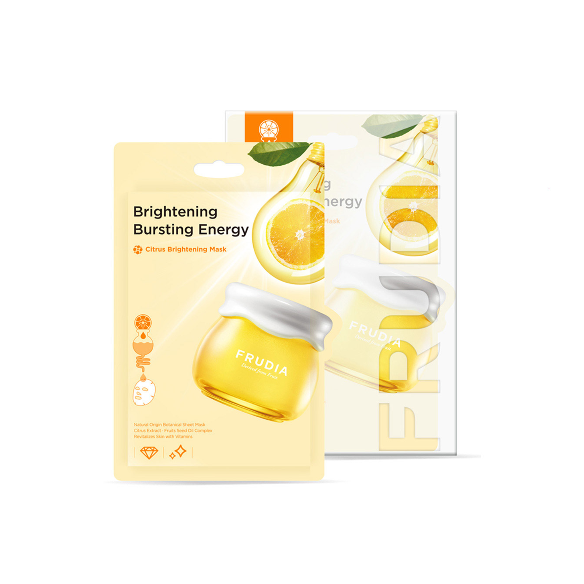 Mặt Nạ Frudia Dưỡng Trắng Sáng Da Chiết Xuất Cam Quýt 20ml