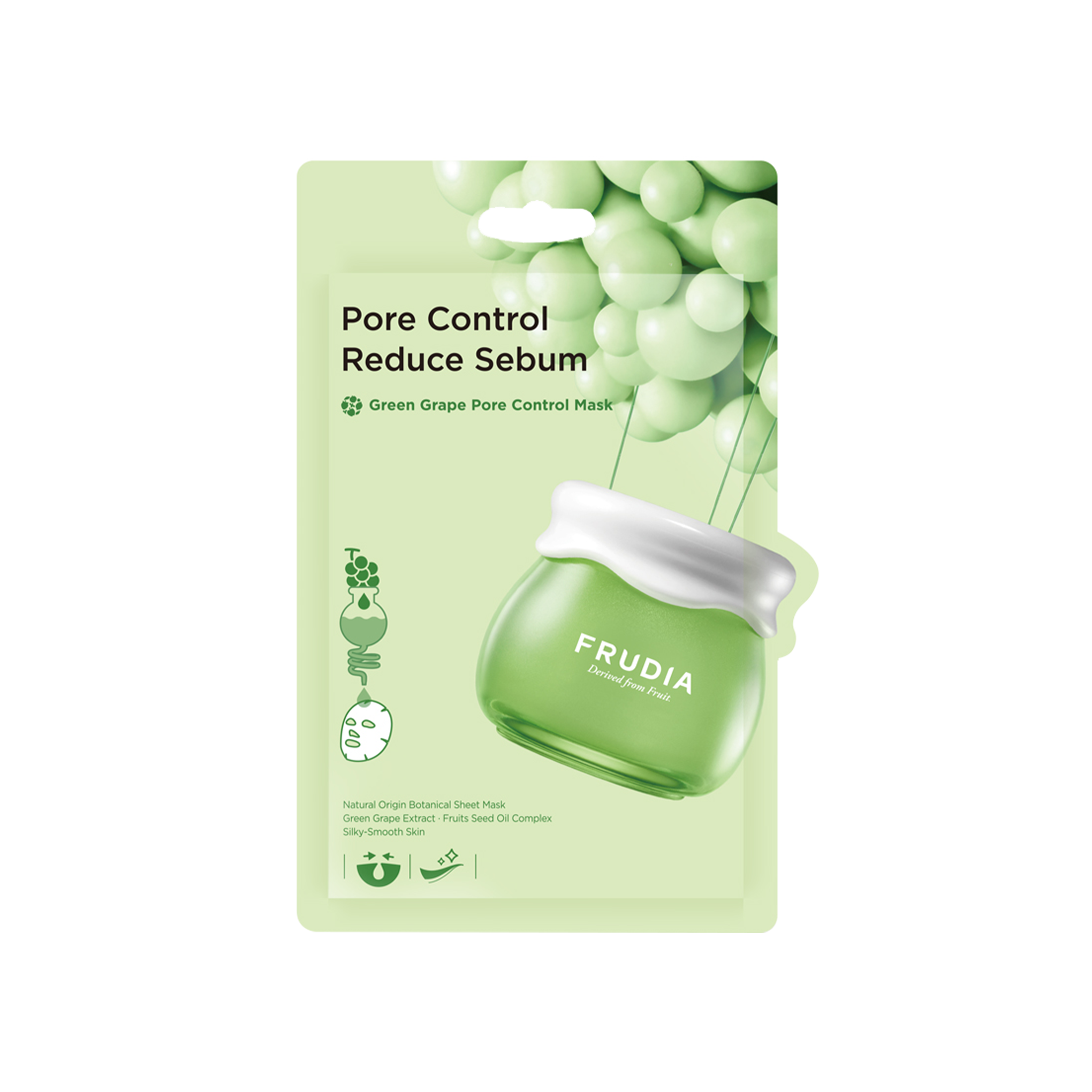 Mặt Nạ Frudia Dưỡng Se Khít Lỗ Chân Lông Nho Xanh 20ml