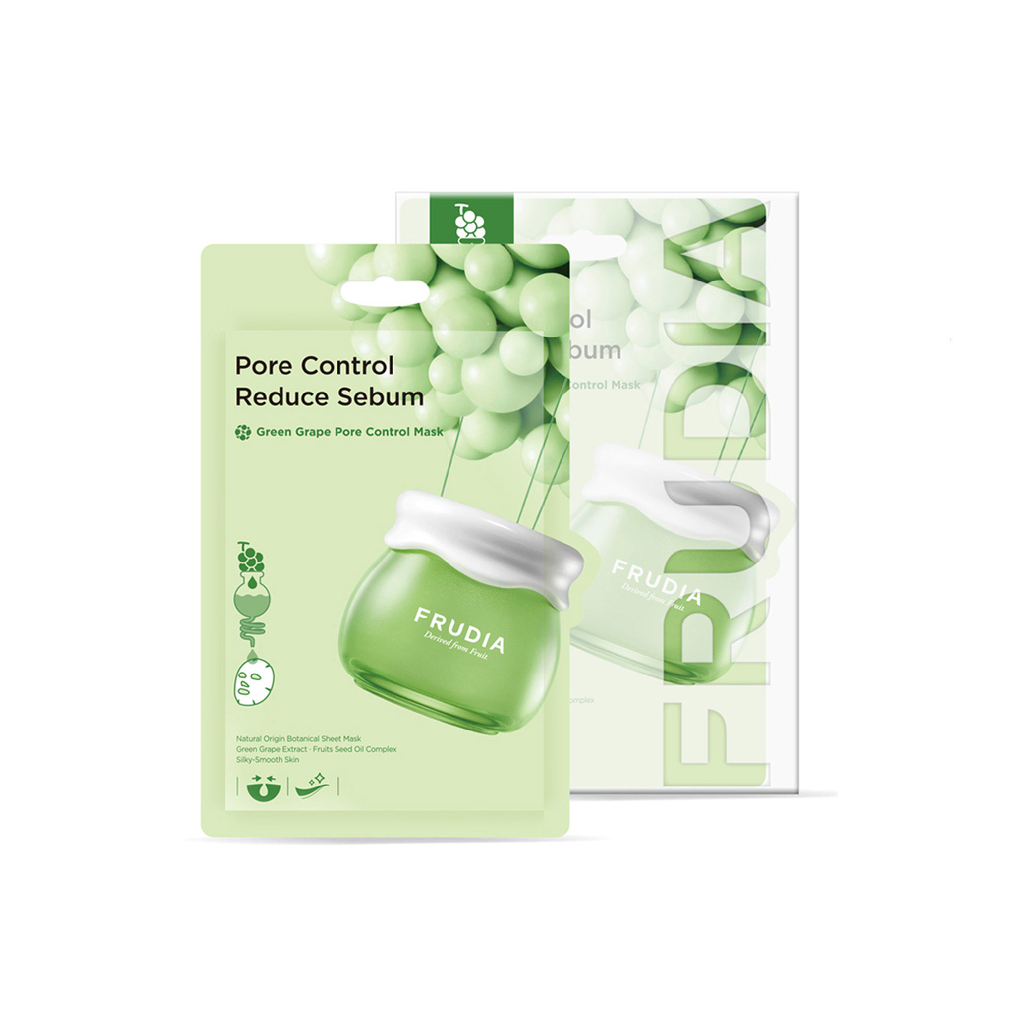 Mặt Nạ Frudia Dưỡng Se Khít Lỗ Chân Lông Nho Xanh 20ml