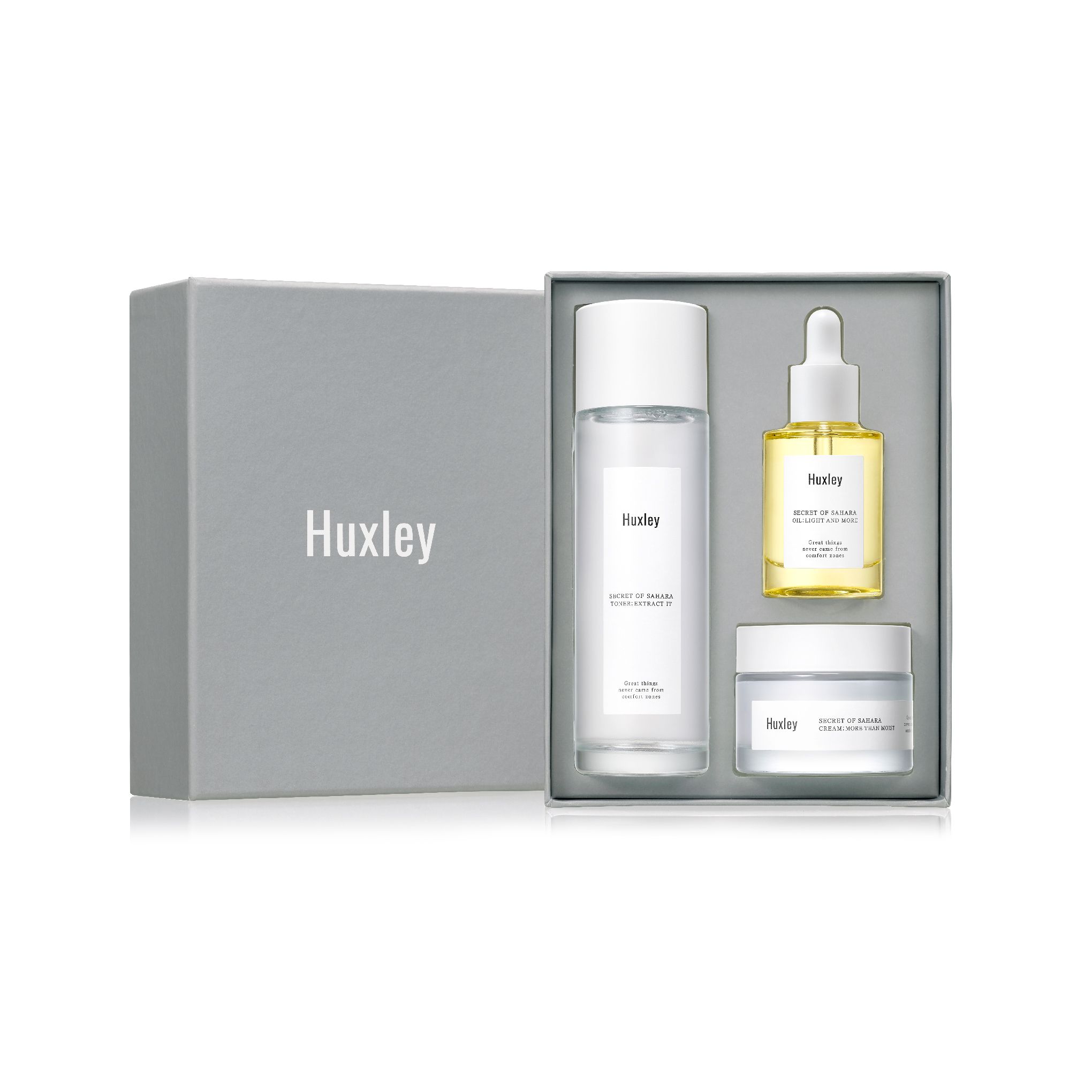 Bộ 3 Sản Phẩm Dưỡng Ẩm Tối Ưu Huxley Extra Moisture Trio