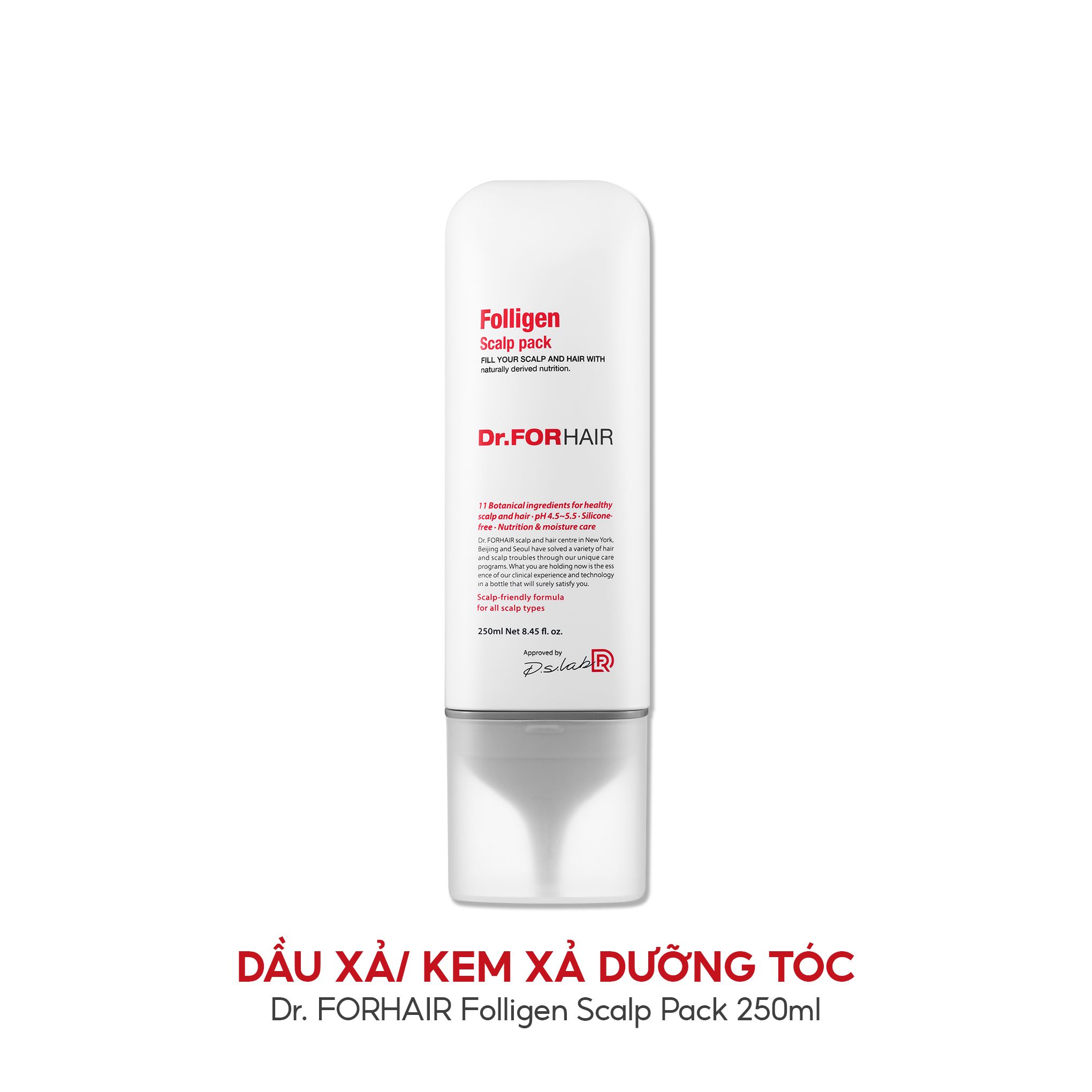 Dr.Forhair Folligen Scalp Pack - Dầu Xả/ Kem Xả Dưỡng Tóc 250Ml