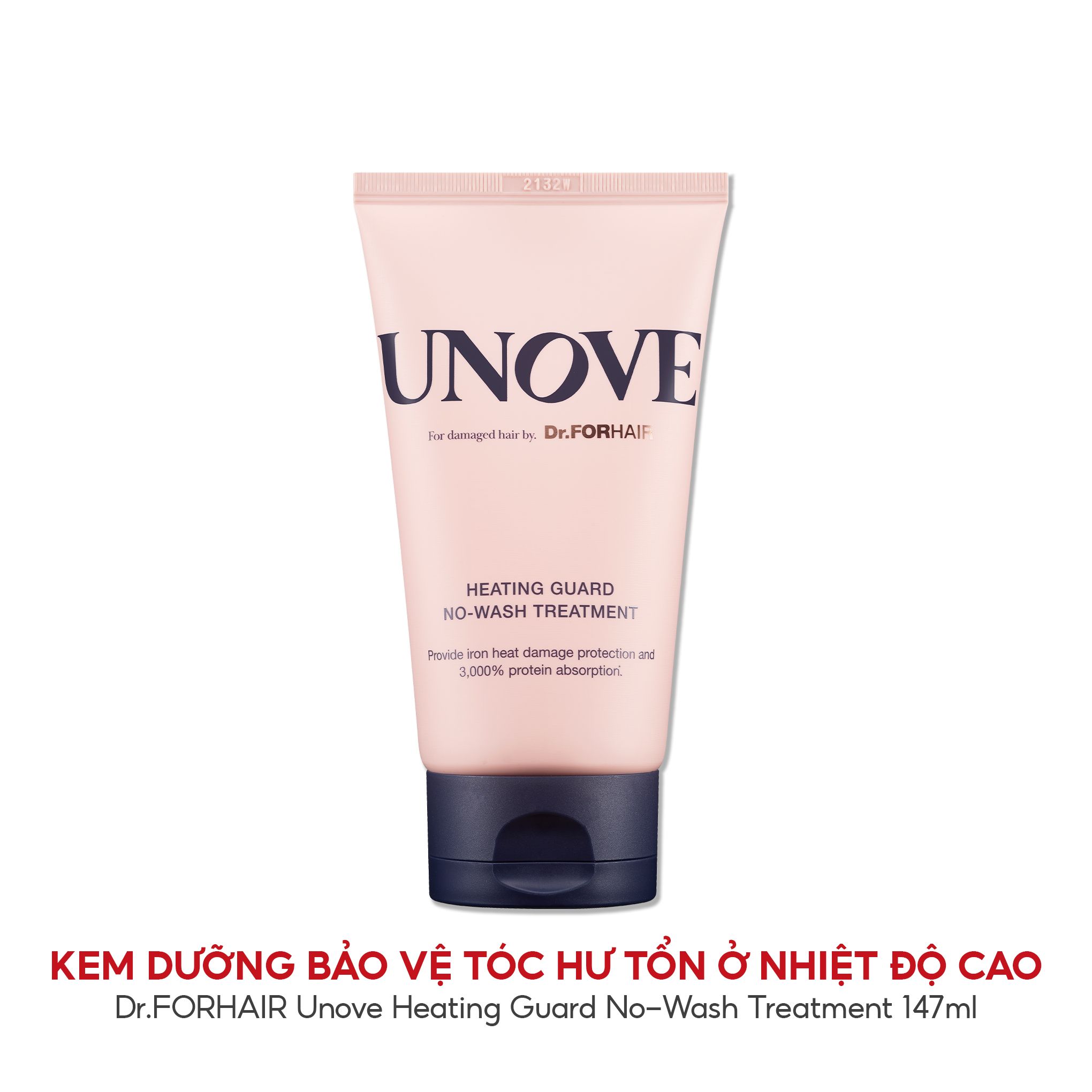 Dr.Forhair Unove Heating Guard No- Wash Treatment - Kem Dưỡng Bảo Vệ Tóc Hư Tổn Ở Nhiệt Độ Cao 147 Ml