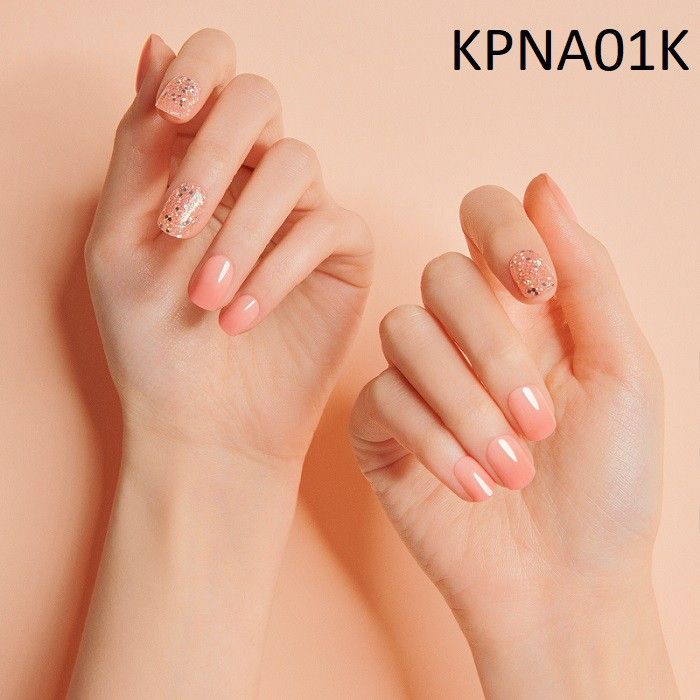 Bộ 30 Móng Tay Gel Tự Dán Press & Go Kiss New York Nail Box - Warm Pink (KPNA01K)