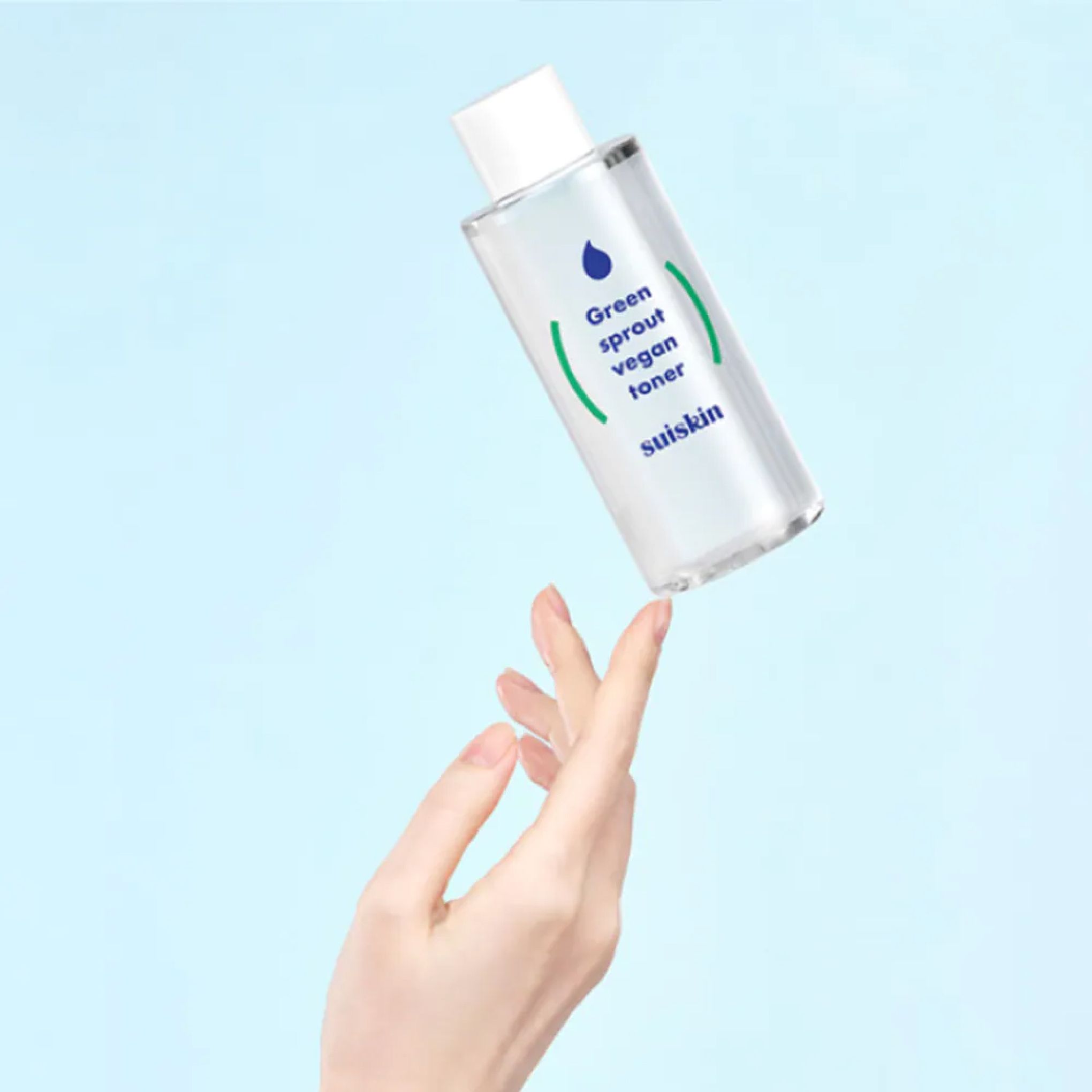 Nước Cân Bằng Da Suiskin Green Sprout Vegan Toner Chiết Xuất Mầm Non 200ml