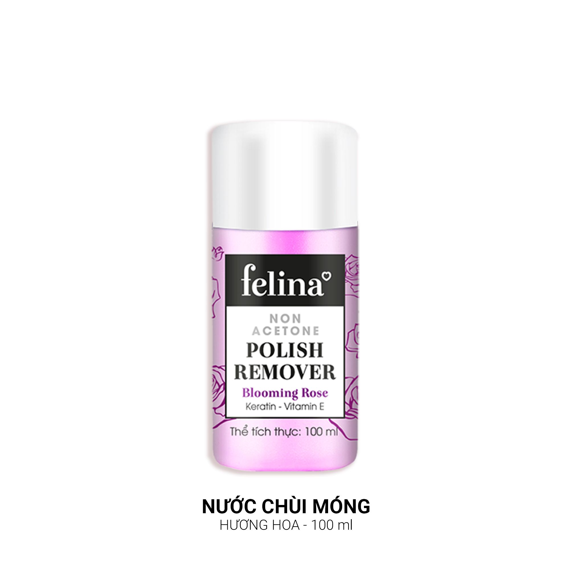 Nước rửa móng tay Felina Màu tím 100 ml