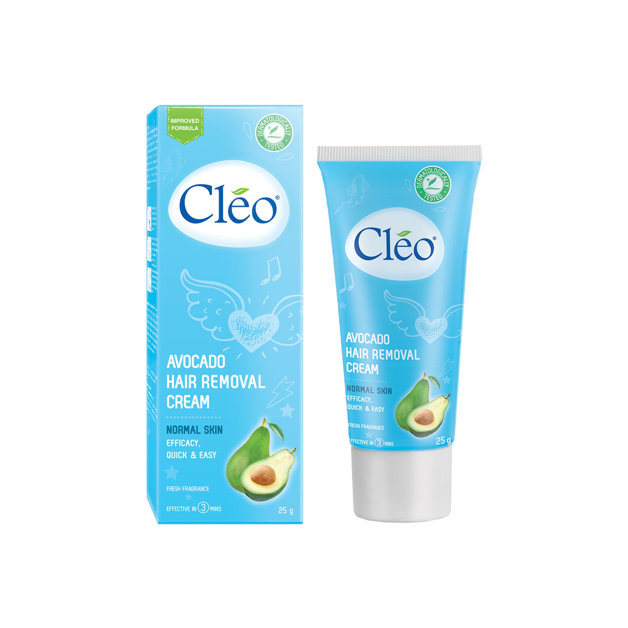 Kem tẩy lông Cleo da thường 25g