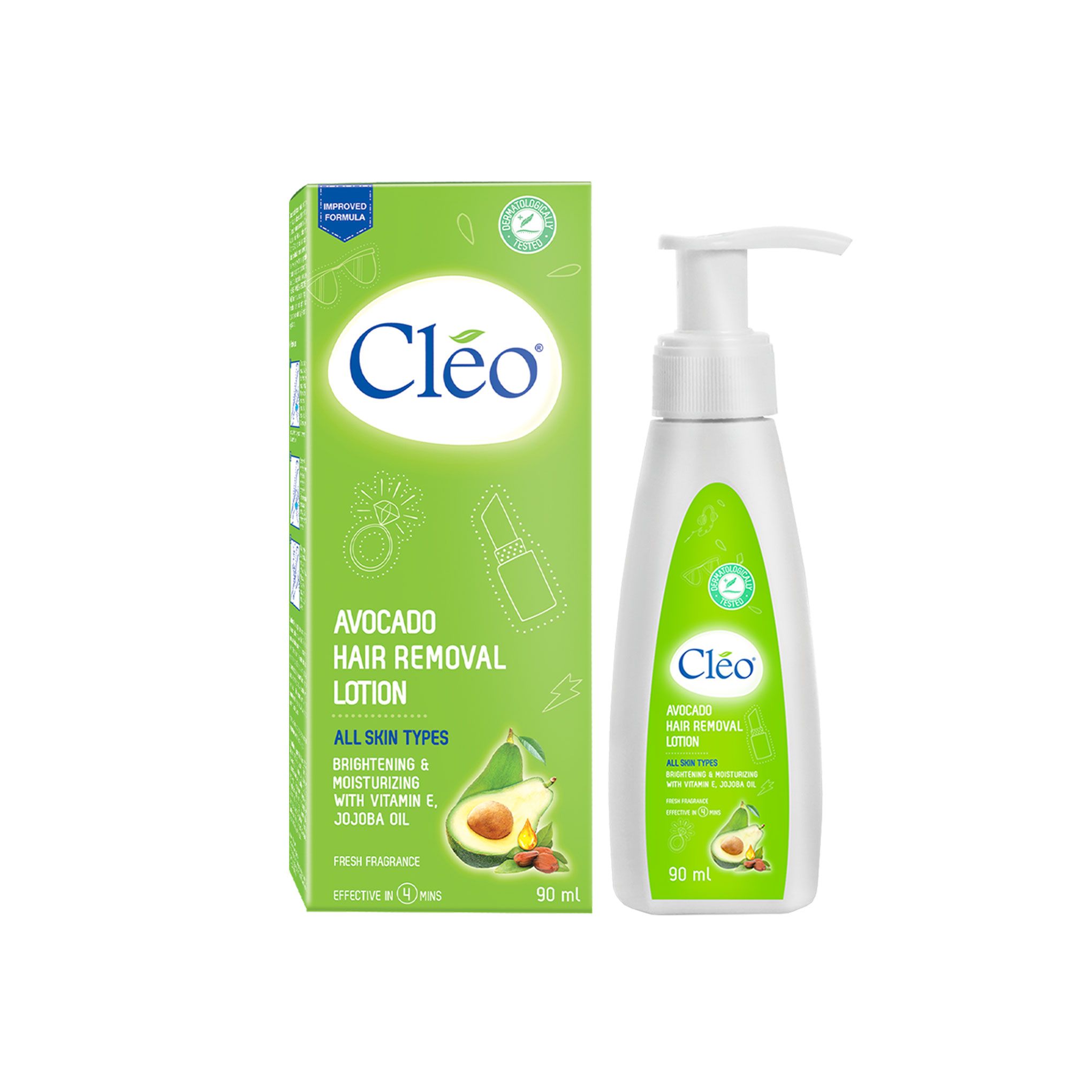 Kem bơ tẩy lông Cleo mọi loại da 90ml