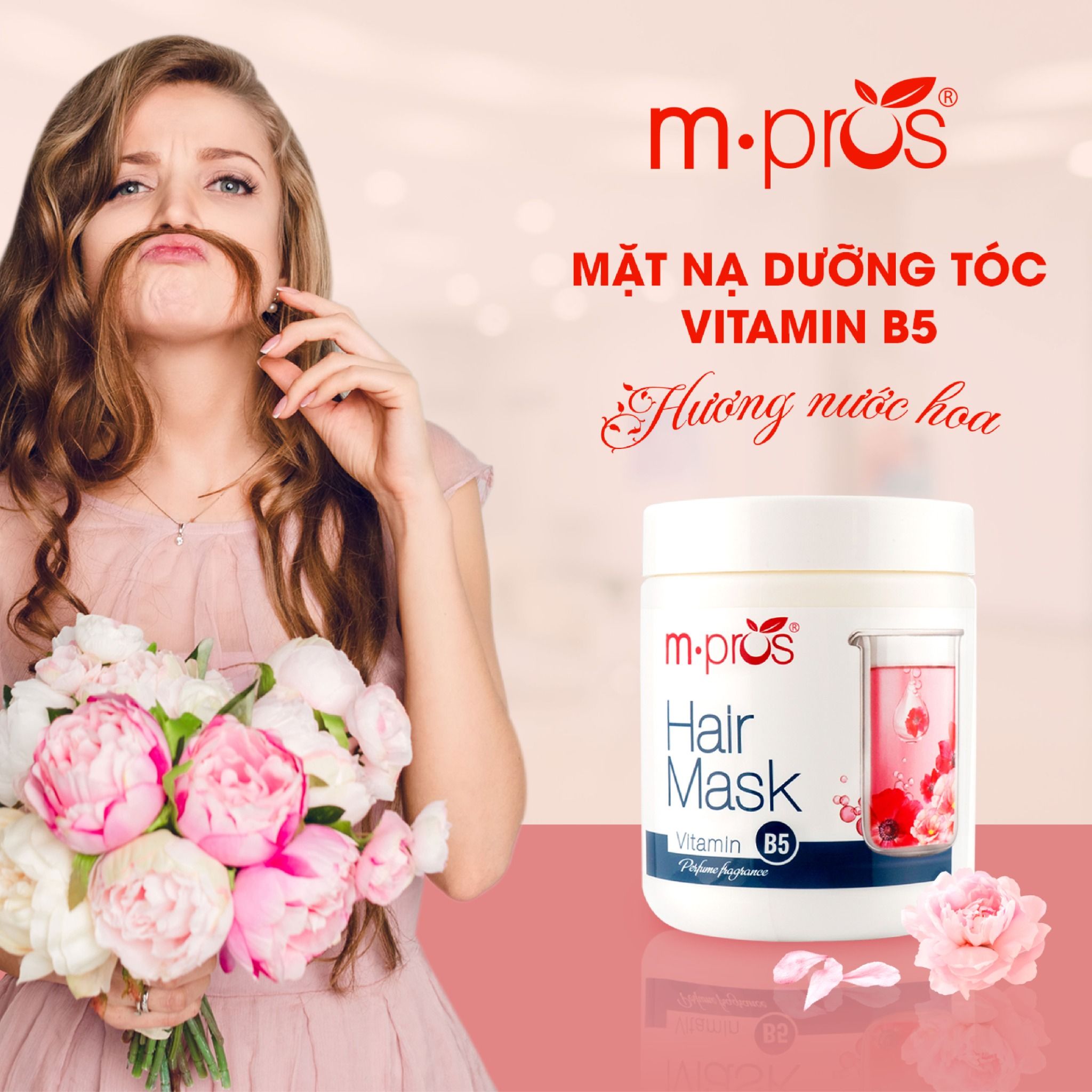 Hấp Mặt Nạ Dưỡng Tóc Vitamin B5 - Hương Nước Hoa 600g