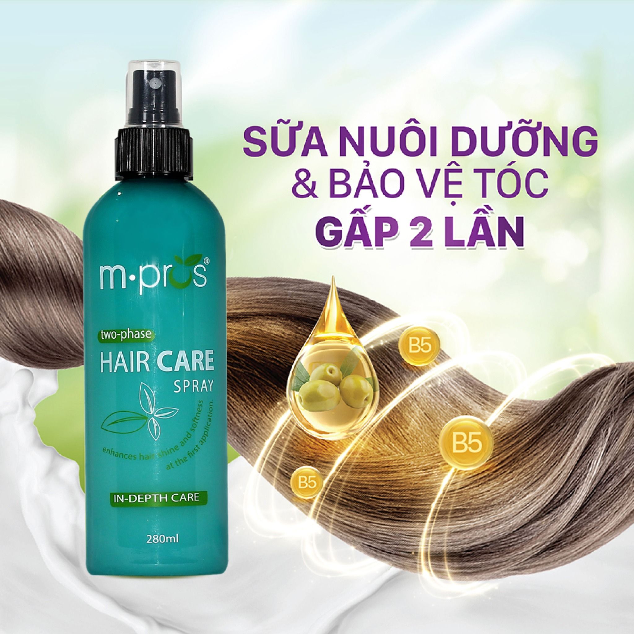 Sữa Nuôi Dưỡng Và Bảo Vệ Tóc 280ml