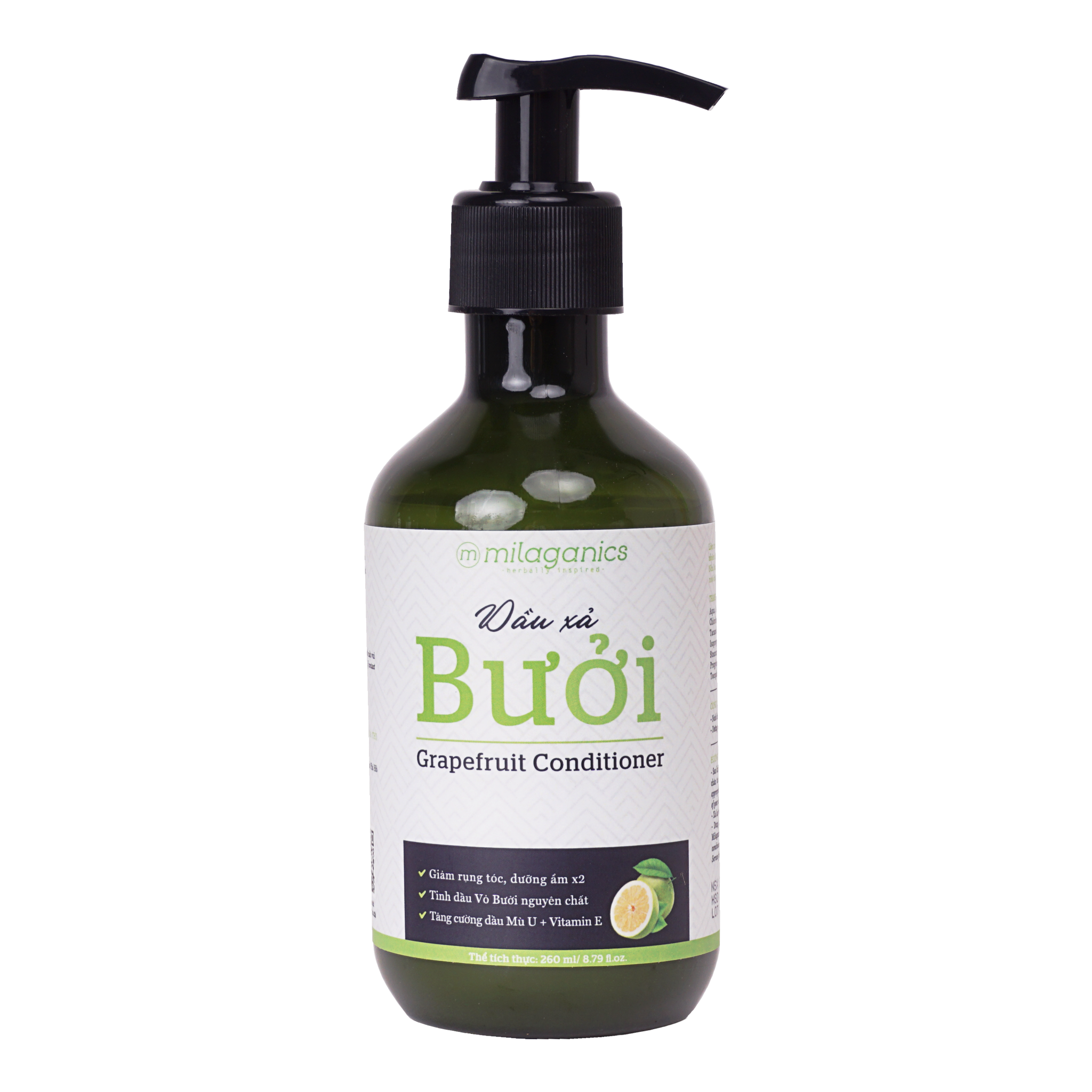 Dầu Xả Bưởi Milaganics 260ml