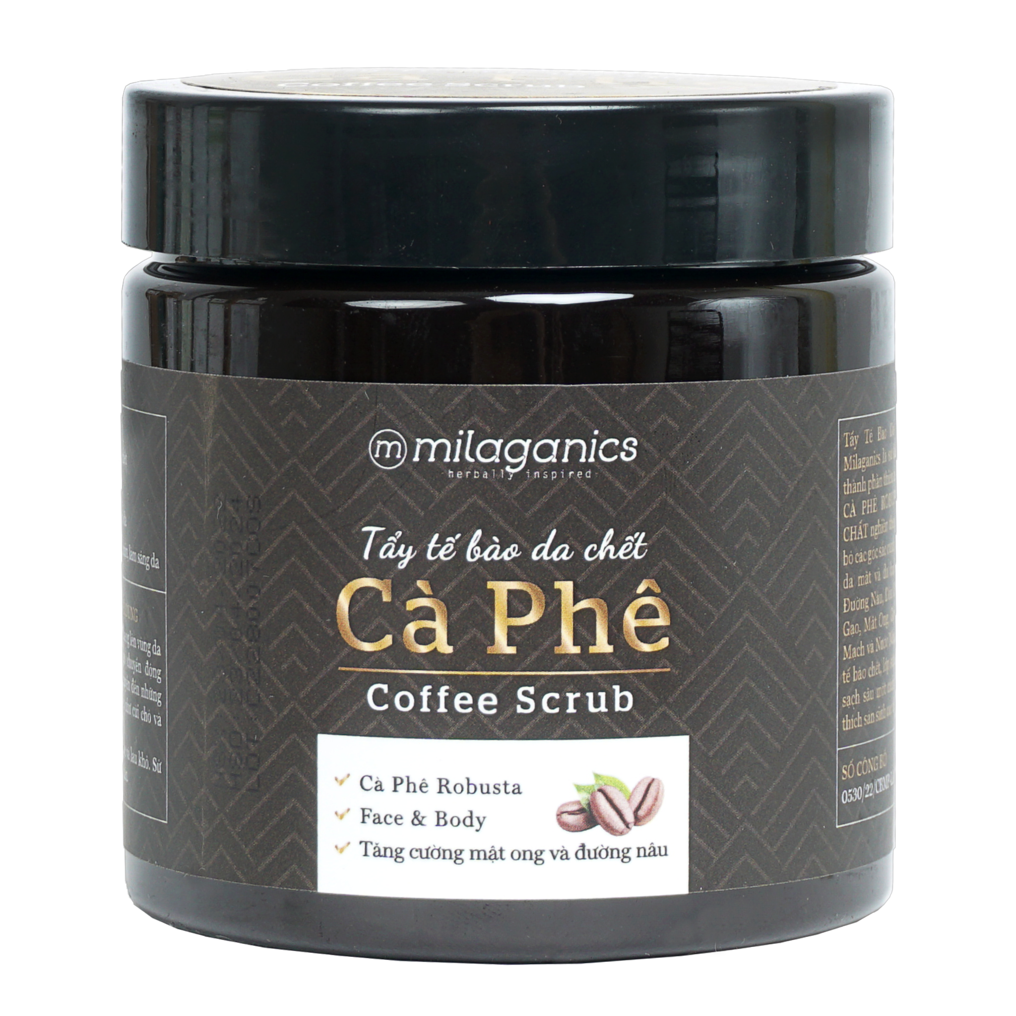 Tẩy Tế Bào Chết Cà Phê Milaganics 200g