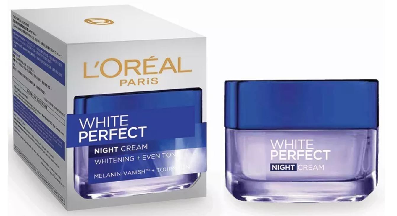 Kem Dưỡng L'Oreal Paris Skincare Sáng Da Ban Đêm White Perfect 50ml