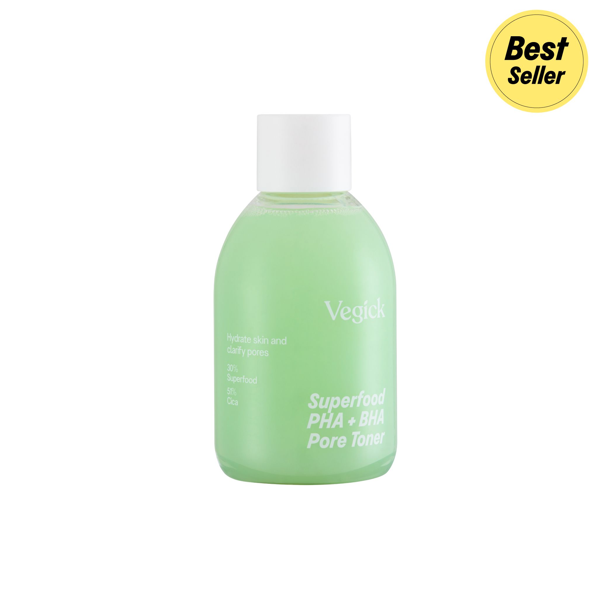 Nước Cân Bằng Da Vegick (Superfood Pha + Bha Pore Toner, 210Ml)