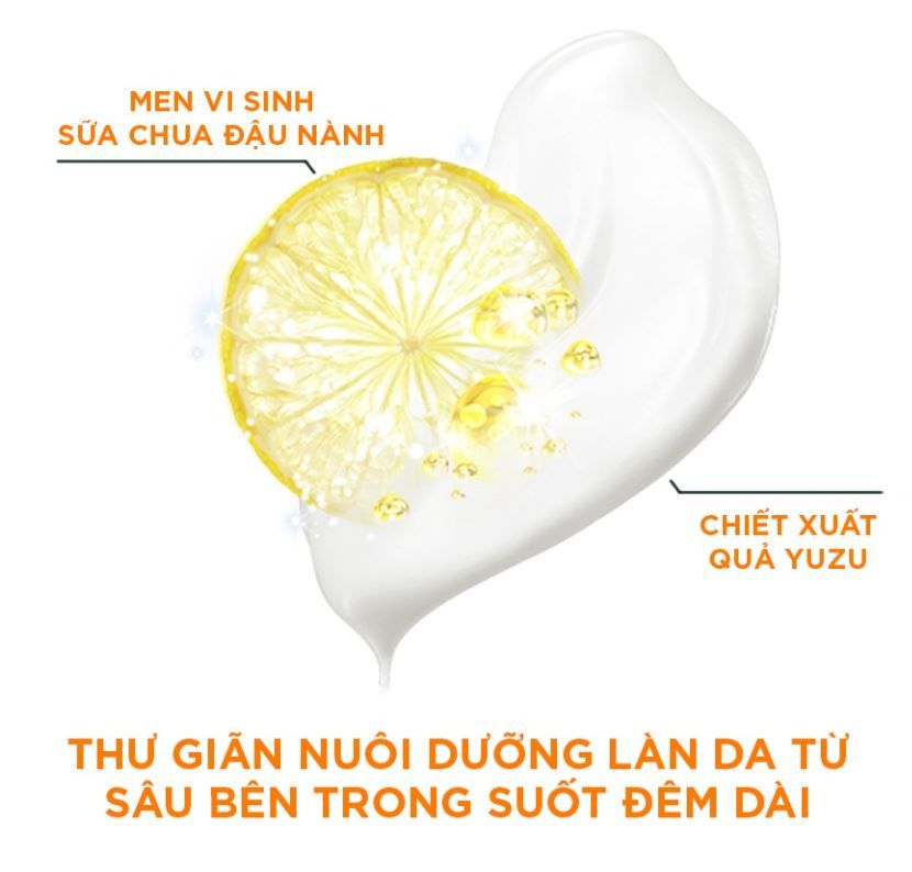 Mặt Nạ Ngủ Garnier Tinh Chất Sữa Chua Sáng Da Ban Đêm Light Complete Yoghurt Sleeping Mask 50ml