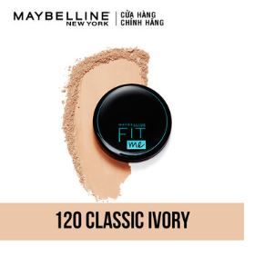 Phấn Nền Mịn Lì Maybelline Fit Me Matte Poreless Powder Spf28 Pa+++ 6g .#120 Classic Ivory