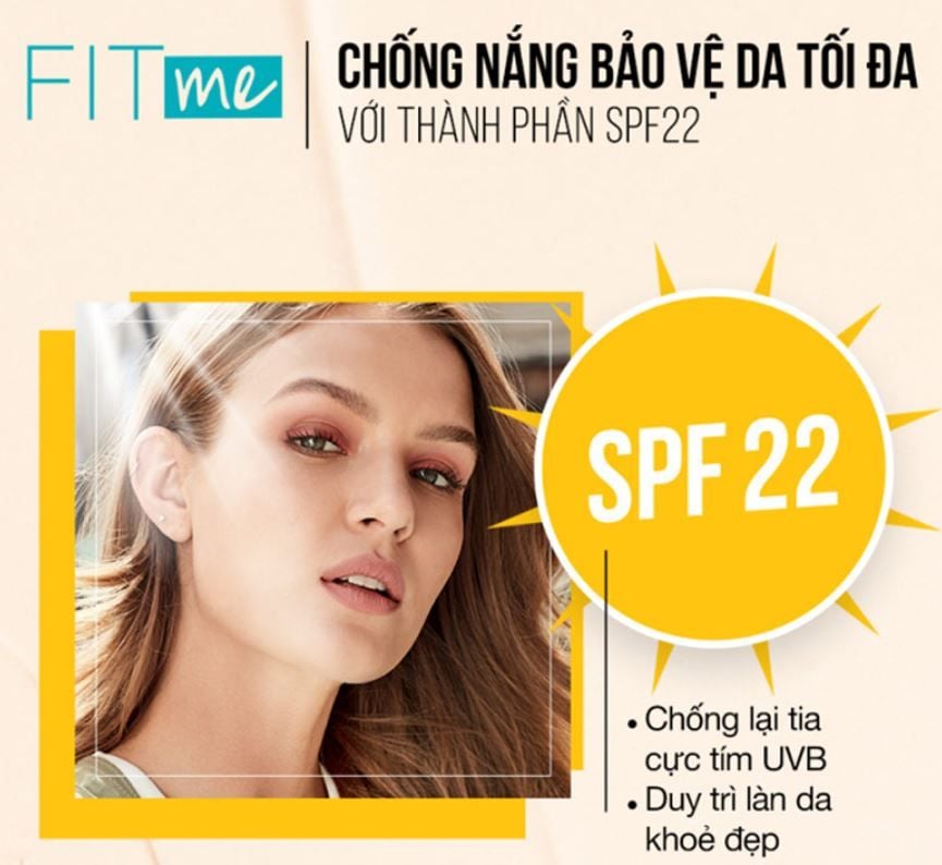 Kem Nền Maybelline New York Fit Me Matte+ Poreless Kiềm Dầu Chống Nắng Spf22 30ml .#118 Light Beige