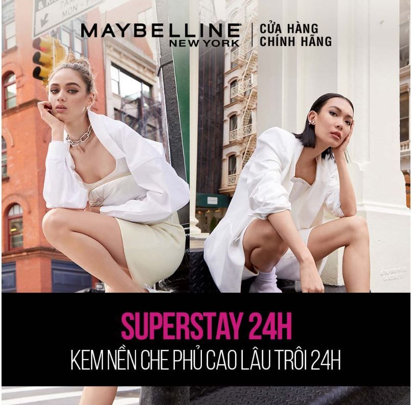 Kem Nền Lâu Trôi Maybelline Superstay 24H Full Coverage 30ml .#112 Natural Ivory