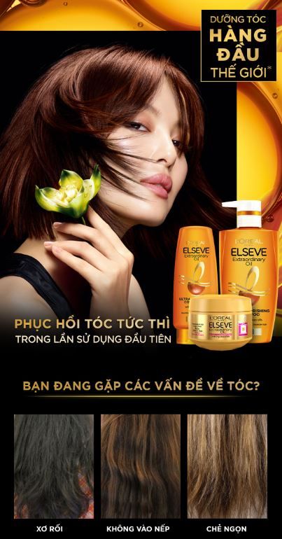 Dầu Gội Dưỡng Tóc Suôn Mượt Elseve Extraordinary Oil Ultra-Nourishing Shampoo 620ml