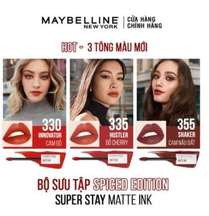 Son Kem Lì Maybelline Superstay Matte Ink 5ml .#355 Shaker