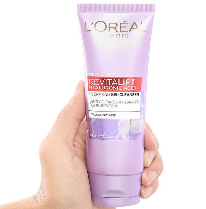 Sữa Rửa Mặt Cấp Ẩm L'Oreal Revitalift Hyaluronic Acid Hydrating Gel Cleanser 100ml