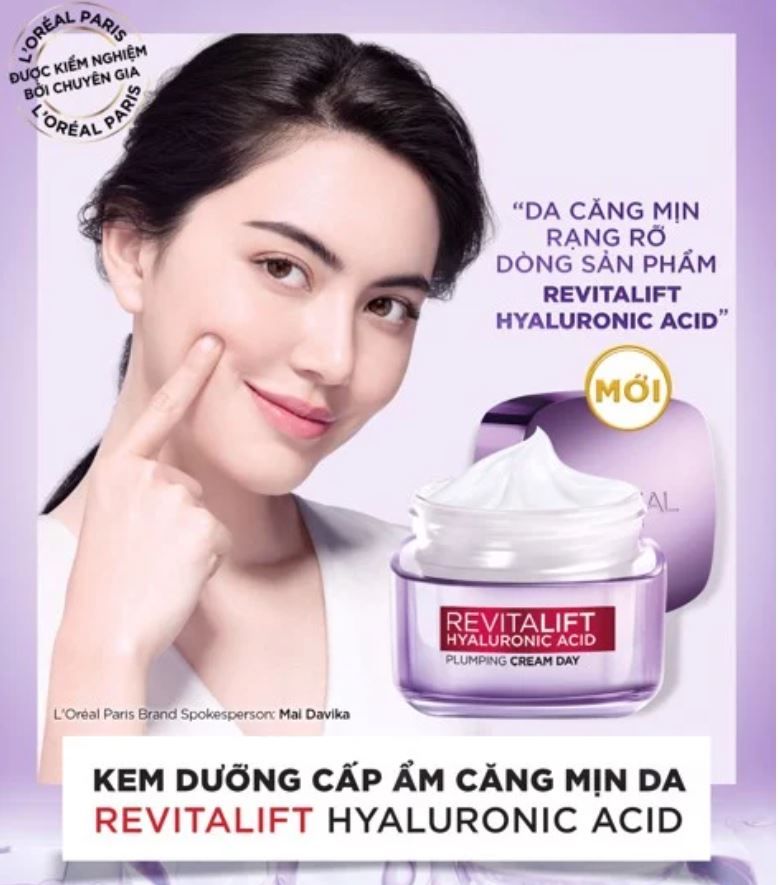 Kem Dưỡng Siêu Cấp Ẩm Căng Mịn Da L'Oréal Paris Revitalift Hyaluronic Acid Plumping Day Cream 50ml