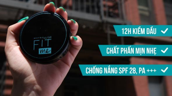 Phấn Nền Mịn Lì Maybelline Fit Me Matte Poreless Powder Spf28 Pa+++ 6g .#128 Warm Nude