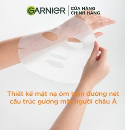 Mặt Nạ Garnier Tinh Chất Quả Yuzu Sáng Da, Mờ Thâm Garnier Light Complete Brightening Hydration Serum Mask 28ml