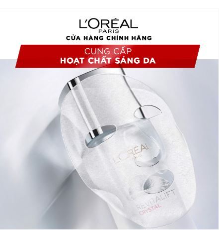 Mặt Nạ Dưỡng Chất L'Oreal Revitalift Crystal Micro Essence Treatment Mask Căng Mướt Da 25g