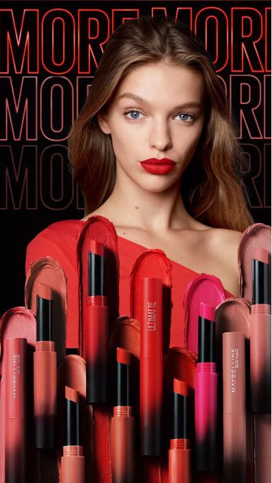 Son Thỏi Maybelline New York Color Sensational Ultimatte Matte Lipstick 1.7g .#299 More Scarlet