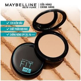 Phấn Nền Mịn Lì Maybelline Fit Me Matte Poreless Powder Spf28 Pa+++ 6g .#128 Warm Nude