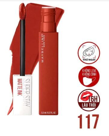 Son Kem Lì Lâu Trôi Maybelline New York Superstay Matte Ink Brooklyn Blush 117 5ml