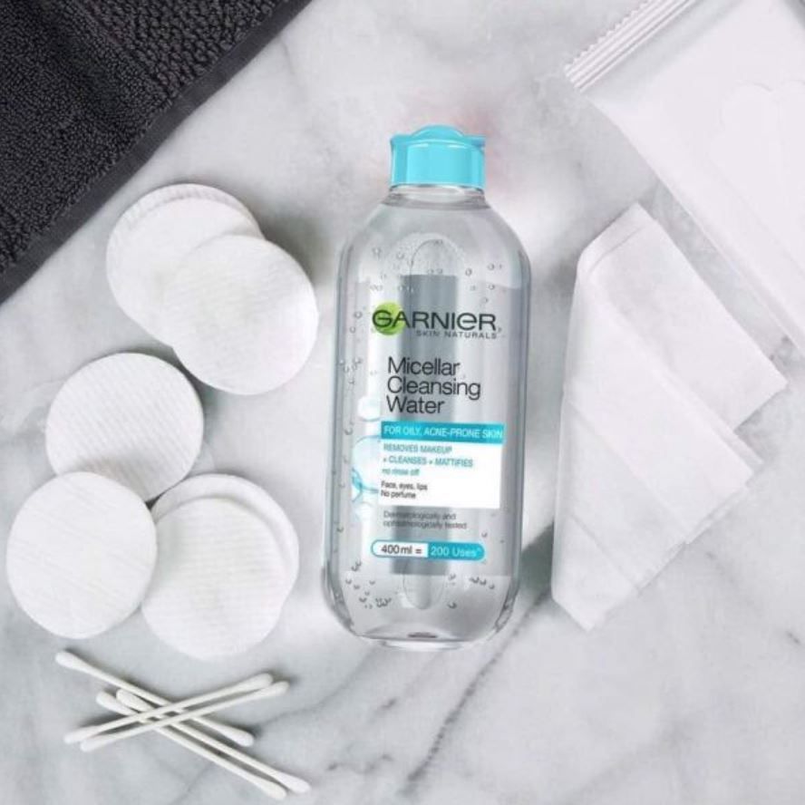Nước Tẩy Trang Dành Cho Da Dầu Mụn Garnier Micellar Cleansing Water For Oily & Acne-Prone Skin 400ml