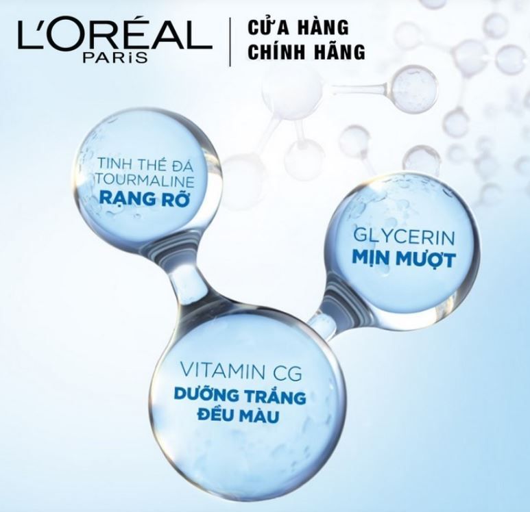 Sữa Rửa Mặt L'Oreal Paris Skincare Sáng Mịn Da White Perfect 100ml