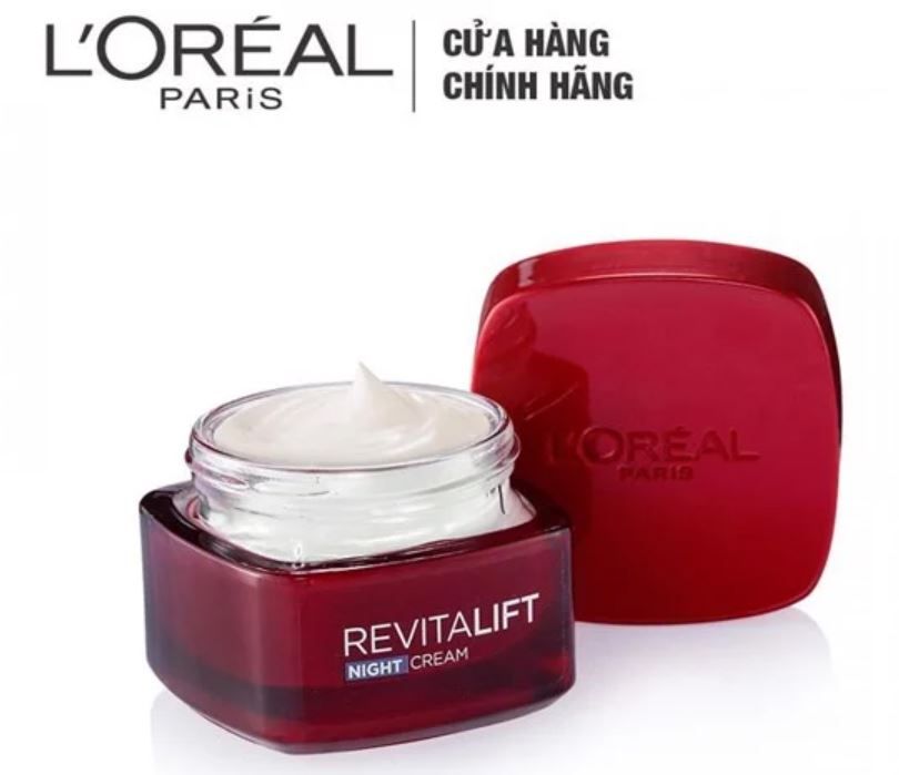 Kem Dưỡng Đêm L'Oreal Paris Skincare Revitalift Chống Nhăn Săn Chắc 50ml