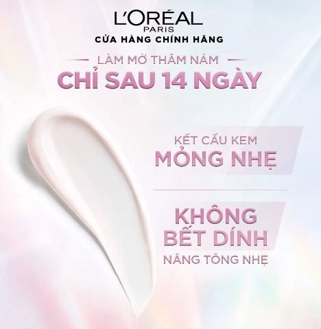 Kem Dưỡng Sáng Mịn Mờ Thâm Nám Ban Ngày Loreal Paris Glycolic-Bright Glowing Cream Day - Spf 17 50ml