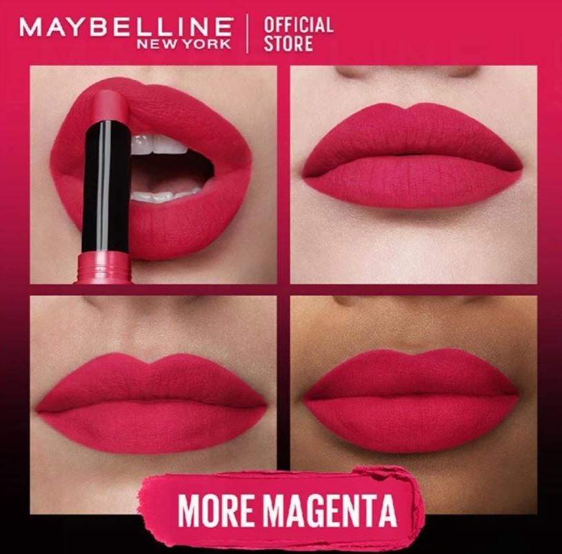 Son Thỏi Maybelline New York Color Sensational Ultimatte Matte Lipstick 1.7g.#1299 More Spice