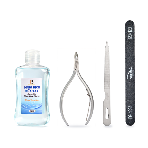 Bộ sản phẩm chăm sóc móng Kềm Nghĩa Combo Basic