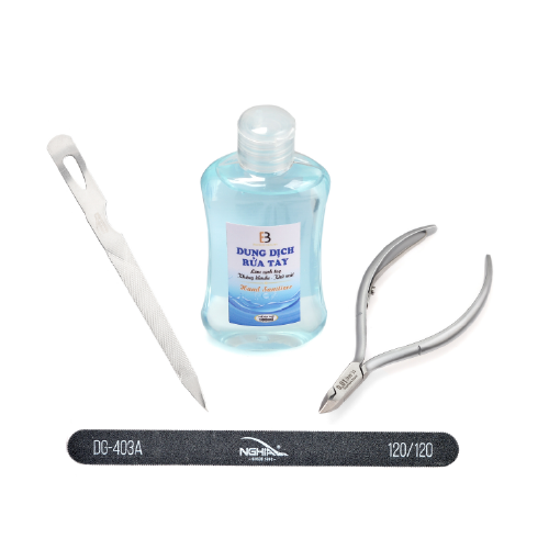 Bộ sản phẩm chăm sóc móng Kềm Nghĩa Combo Basic