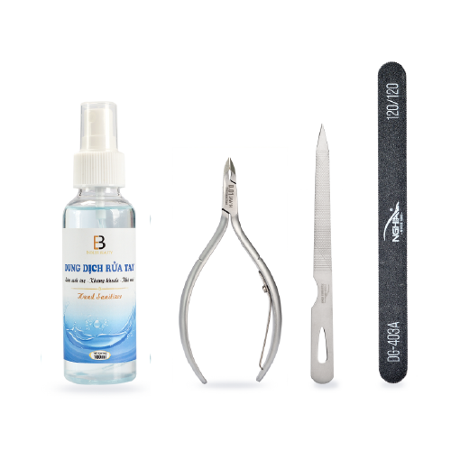 Bộ sản phẩm chăm sóc móng Kềm Nghĩa Combo Basic