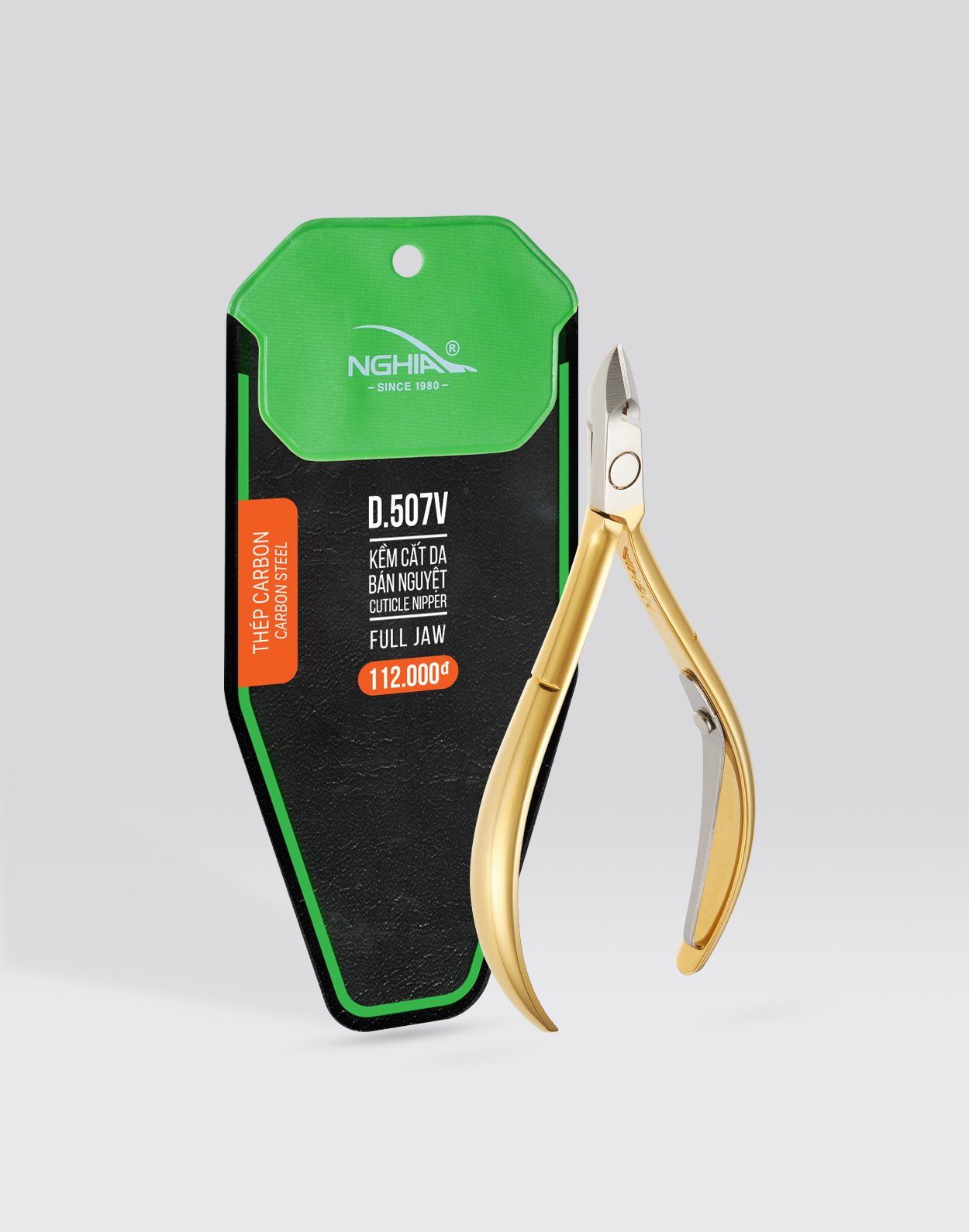 Kềm cắt da Kềm Nghĩa thép chuyên dụng mạ vàng D.507V