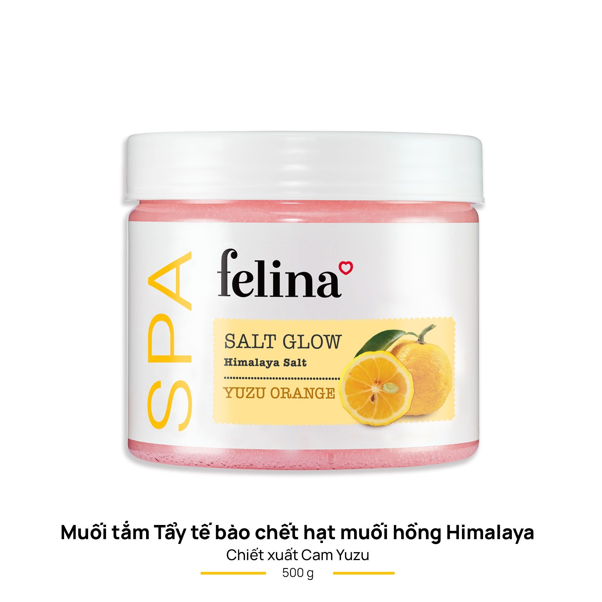 Felina muối tắm TTBC chiết xuất Cam Yuzu 500g