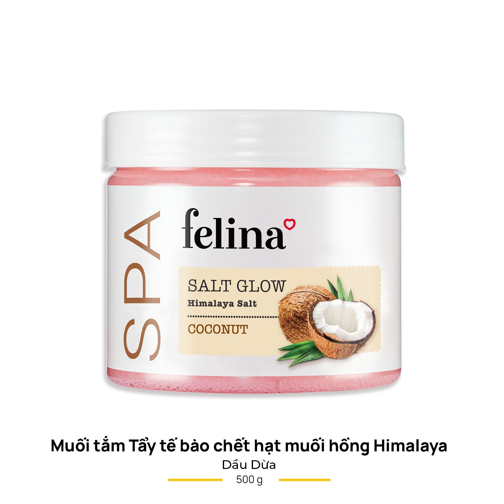 Felina muối tắm TTBC dầu Dừa 500g